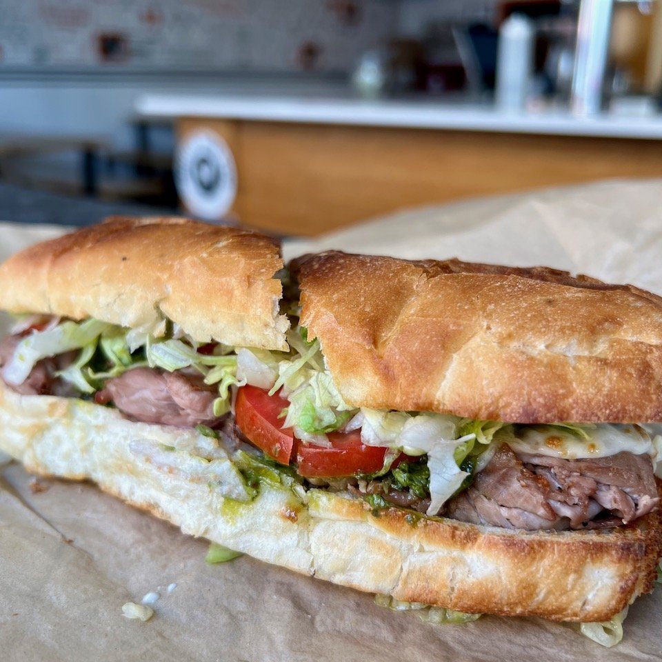 A pastrami sandwich from Frank & Carl's in Dublin, Ohio